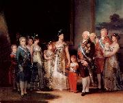 Francisco Goya The Family of Charles oil painting artist